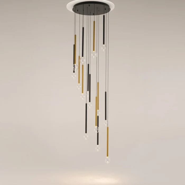 Каскадная люстра Maytoni MOD383PL-L40BBS3K