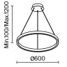 Подвесной светильник Maytoni Rim MOD058PL-L32BK