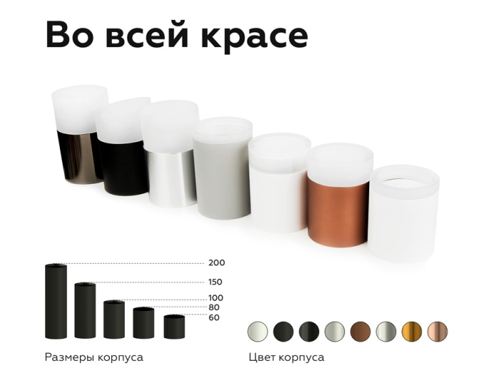 Насадка передняя для корпуса светильника с диаметром отверстия D60mm Ambrella light N6236