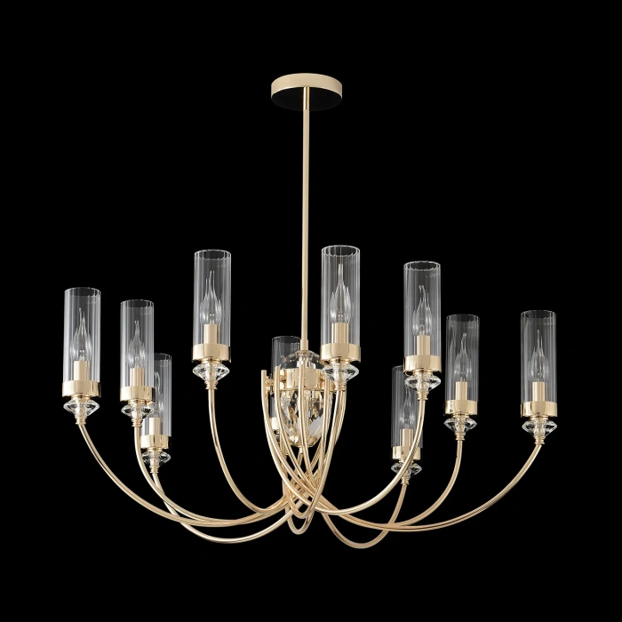 Люстра на штанге Crystal Lux SECRET SP10 GOLD
