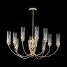 Люстра на штанге Crystal Lux SECRET SP10 GOLD