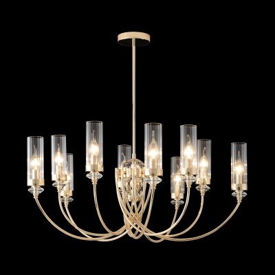 Люстра на штанге Crystal Lux SECRET SP10 GOLD