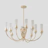 Люстра на штанге Crystal Lux SECRET SP10 GOLD