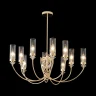 Люстра на штанге Crystal Lux SECRET SP10 GOLD