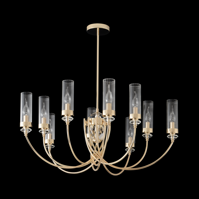 Люстра на штанге Crystal Lux SECRET SP10 GOLD