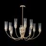Люстра на штанге Crystal Lux SECRET SP10 GOLD