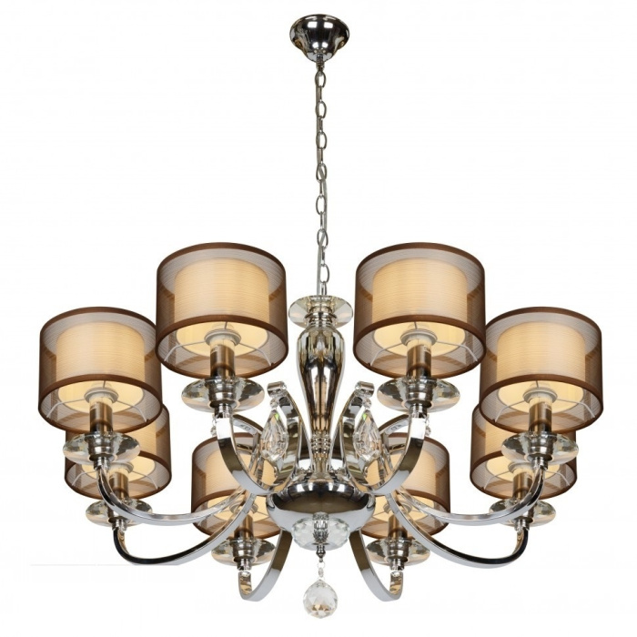 Подвесная люстра iLamp Mario RM16001/8P Хром