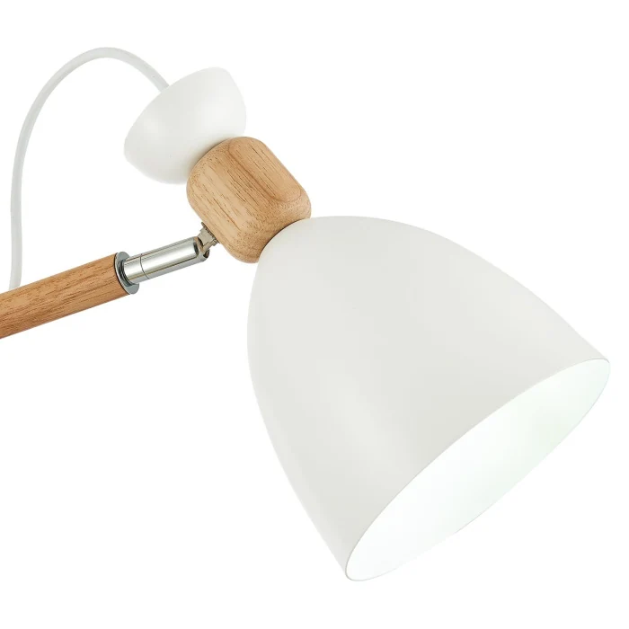 SLE103802-03 Люстра потолочная Светлое дерево, Белый/Белый E27 3*60W