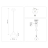 Подвесной светильник со сменной лампой Ambrella light TR83133