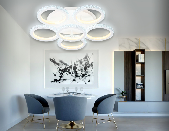 Потолочный светодиодный светильник с пультом Ambrella light FA9531