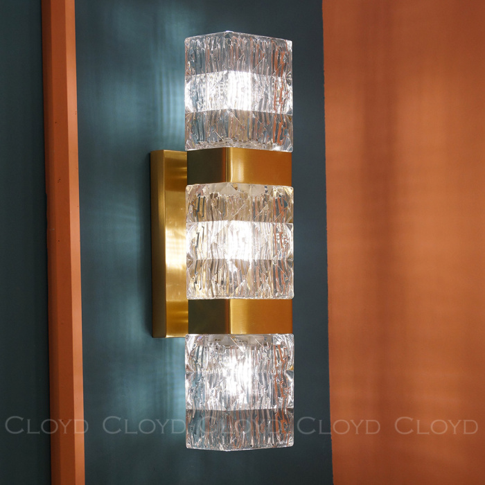 Бра Cloyd CORUND-A W3 / выс. 42 см - латунь (арт.20272)