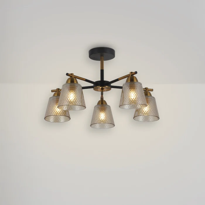 Люстра на штанге Freya Kello FR4015PL-05BBZ
