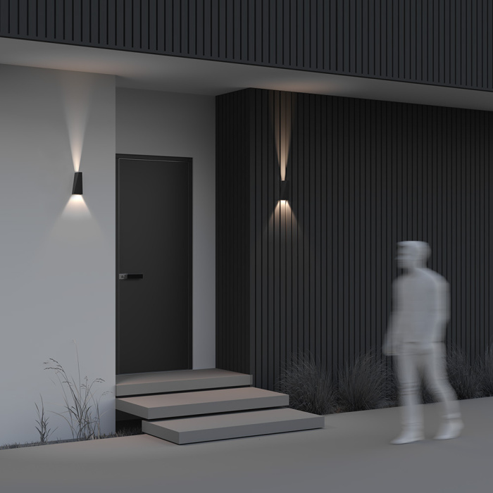 Уличный настенный светильник Maytoni Times square O580WL-L6B