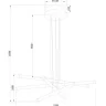 Подвесной светильник Freya FR6098PL-L64BZ