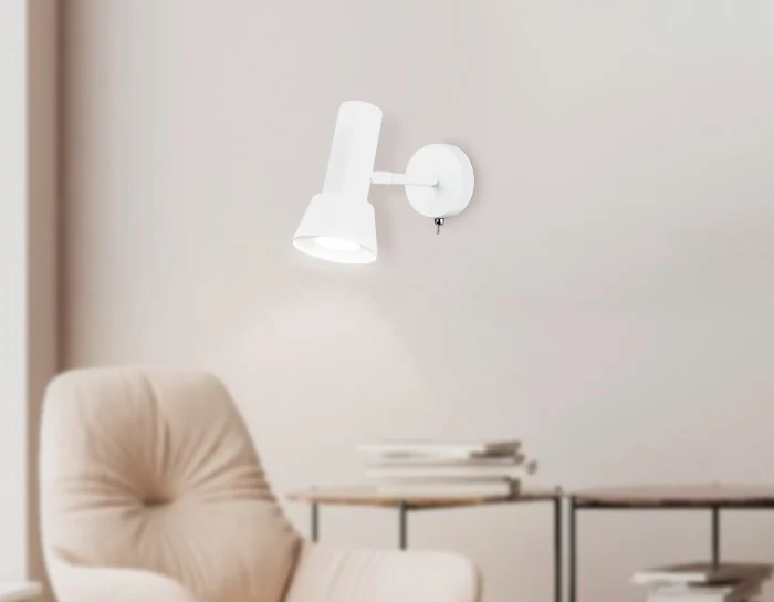 Настенный светильник с выключателем и сменной лампой GU10 Ambrella light TA13128