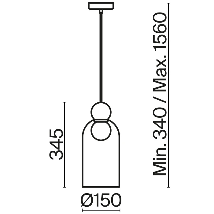 Подвесной светильник Freya Focus FR5220PL-01CH