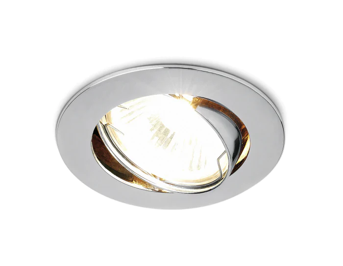 Встраиваемый точечный светильник MR16 с поворотным механизмом Ambrella light 104S CH