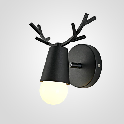 Бра с рожками DEER A Black ImperiumLoft