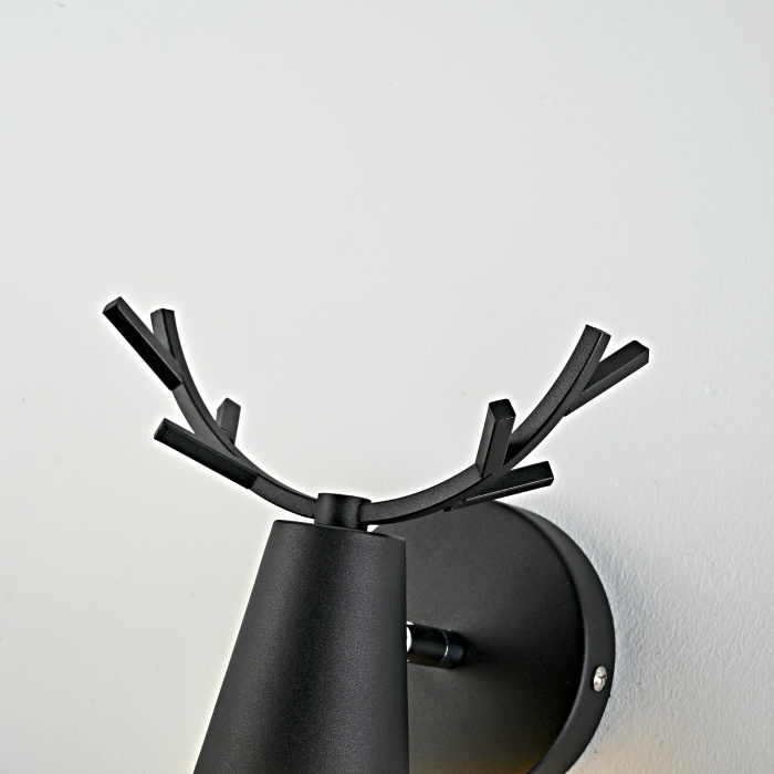 Бра с рожками DEER A Black ImperiumLoft