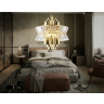 Подвесная люстра с хрусталем HIGH LIGHT AMBRELLA LIGHT LH41023