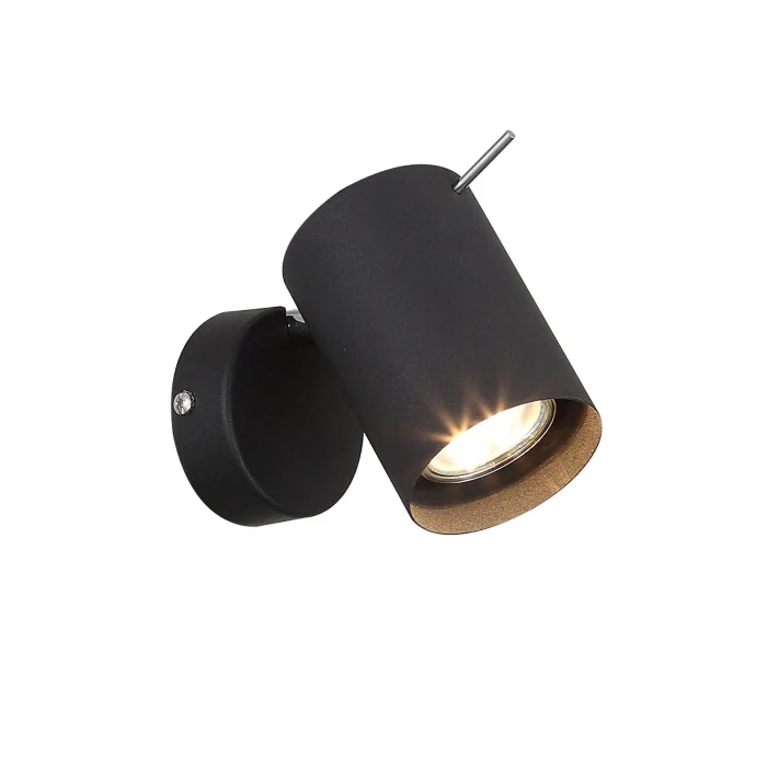 Спот ST-Luce SL597.401.01 Черный, Хром/Черный GU10 LED 1*3W