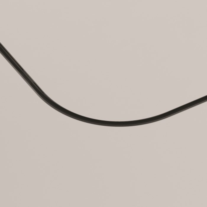 Коннектор радиусный R300 Exility встраиваемый под ГКЛ 9,5 мм, черный Maytoni TRA044-ANGLE