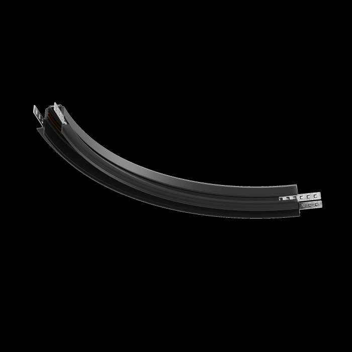 Коннектор радиусный R300 Exility встраиваемый под ГКЛ 9,5 мм, черный Maytoni TRA044-ANGLE