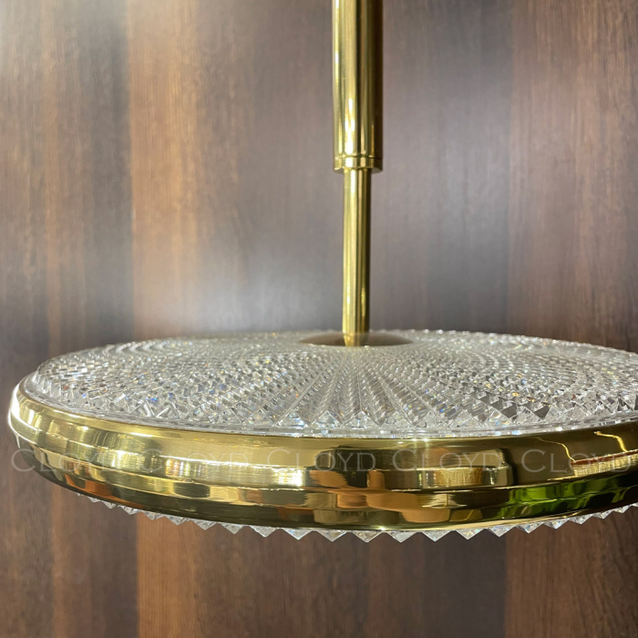 Подвесной светильник Cloyd DISCA P1 / Ø42 см - золото (арт.11252)