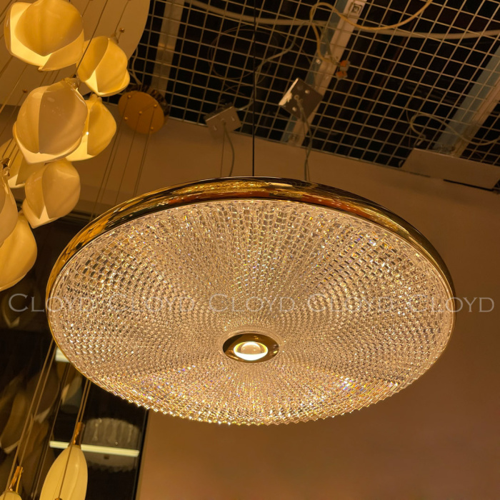 Подвесной светильник Cloyd DISCA P1 / Ø42 см - золото (арт.11252)