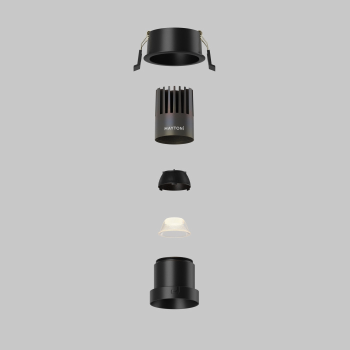 Встраиваемый светильник Maytoni Dip DL116-10W-3K-B