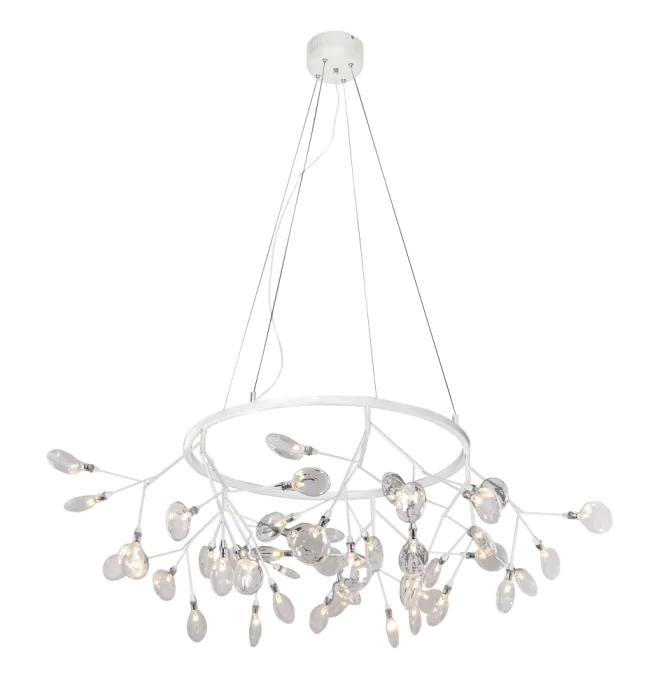 Светильник подвесной Crystal Lux EVITA SP45 D WHITE/TRANSPARENT