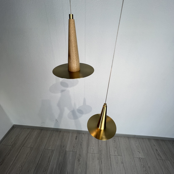 Подвесной светильник CURTISS wood ImperiumLoft