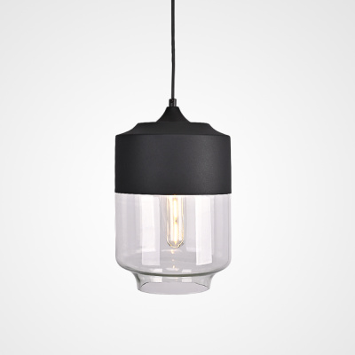 Подвесной светильник NORD A D18 Black/Transparent ImperiumLoft