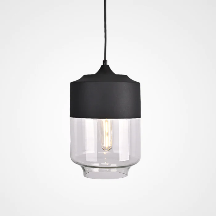 Подвесной светильник NORD A D18 Black/Transparent ImperiumLoft