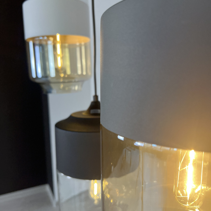 Подвесной светильник NORD A D18 Black/Transparent ImperiumLoft