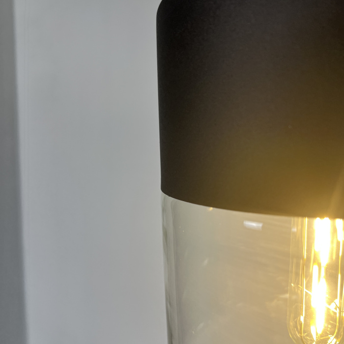 Подвесной светильник NORD A D18 Black/Transparent ImperiumLoft