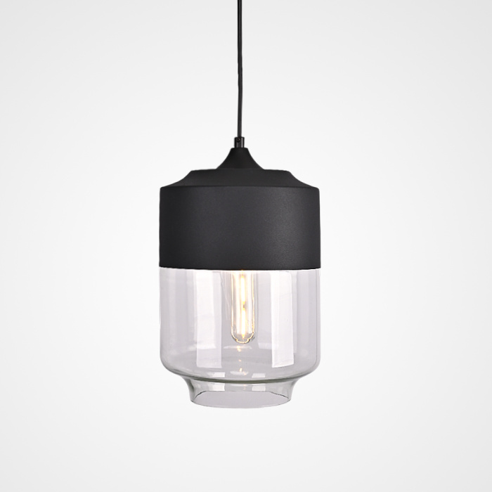 Подвесной светильник NORD A D18 Black/Transparent ImperiumLoft