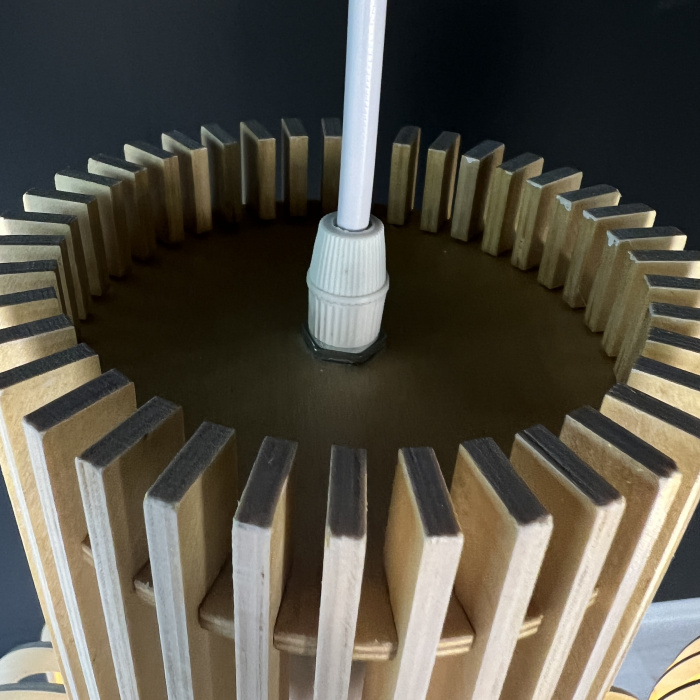 Подвесной светильник VICTO НАТУРАЛЬНОЕ ДЕРЕВО ImperiumLoft