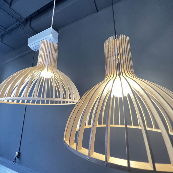 Подвесной светильник VICTO НАТУРАЛЬНОЕ ДЕРЕВО ImperiumLoft