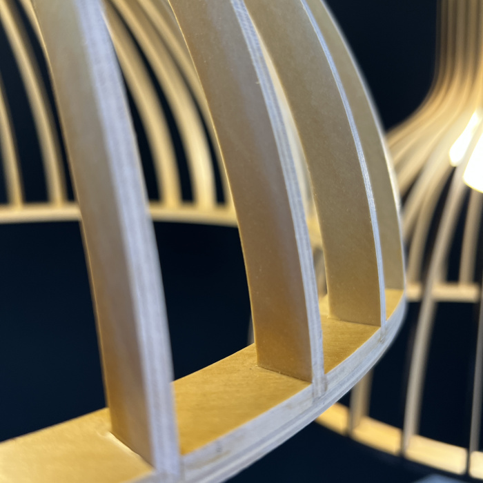 Подвесной светильник VICTO НАТУРАЛЬНОЕ ДЕРЕВО ImperiumLoft