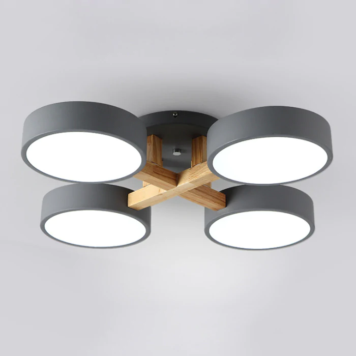 Потолочная люстра JOIST 4 Gray ImperiumLoft