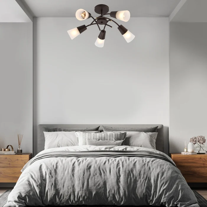 Потолочная люстра на штанге CALLA ESCADA 1109/5P Wenge