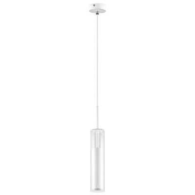 Светильник подвесной CILINO 1х40W GU10 MATT WHITE (в комплекте) 756016 (MD6913-1A)