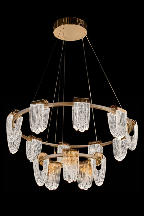 Подвесной светильник Leon Cascade LE7717/10+5 Gold