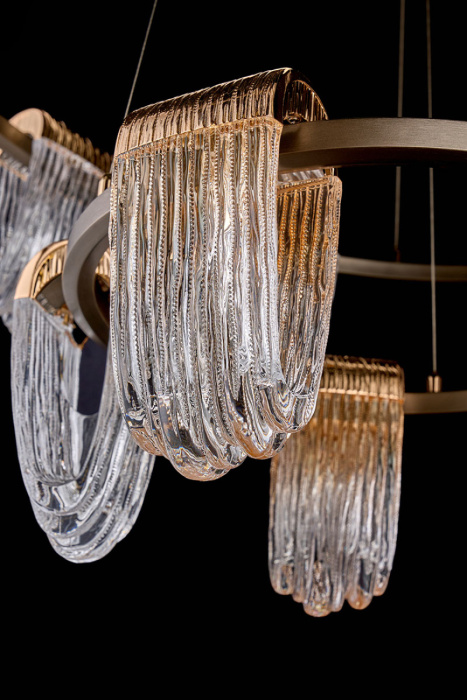 Подвесной светильник Leon Cascade LE7717/10+5 Gold