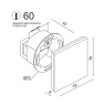 Подсветка для ступеней Ledron KIT AGILE G SQ Wh