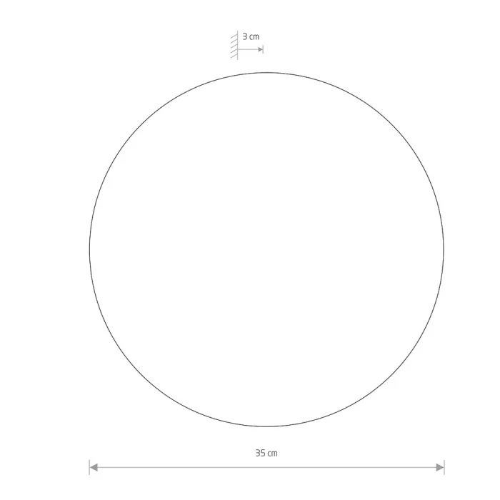 Настенный светильник Nowodvorski Ring Led L Gold 10351