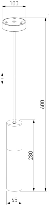 Уличный подвесной светильник Elektrostandard Glas 4690389193552