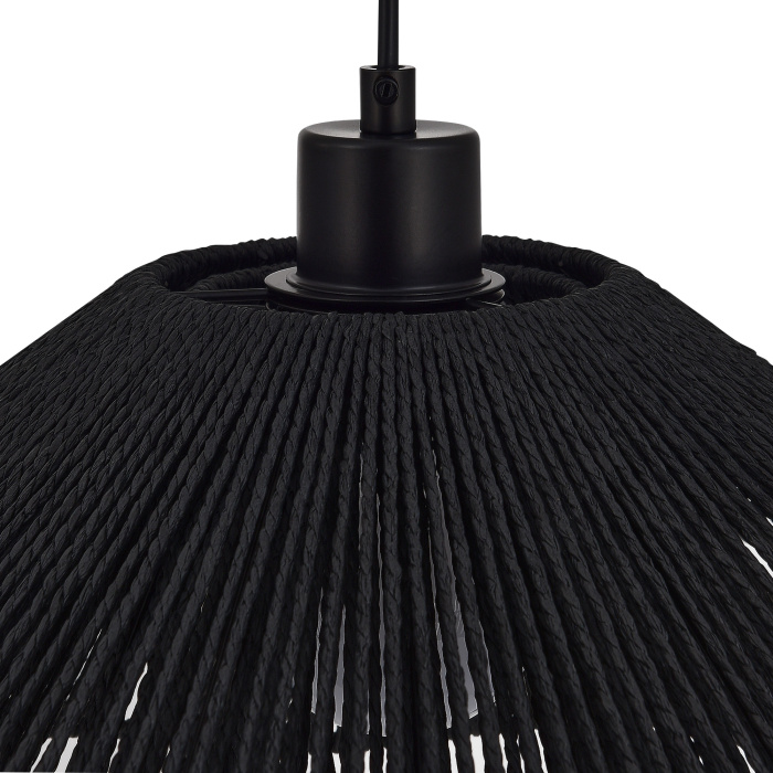 Светильник подвесной черный/черный E27 1*40W SLE6023-403-01