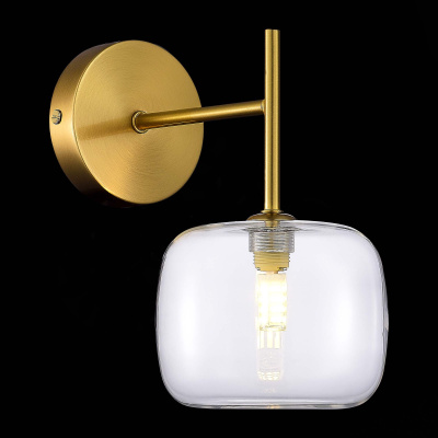 Бра ST-Luce Латунь/Прозрачный G9 1*5W SL1049.301.01